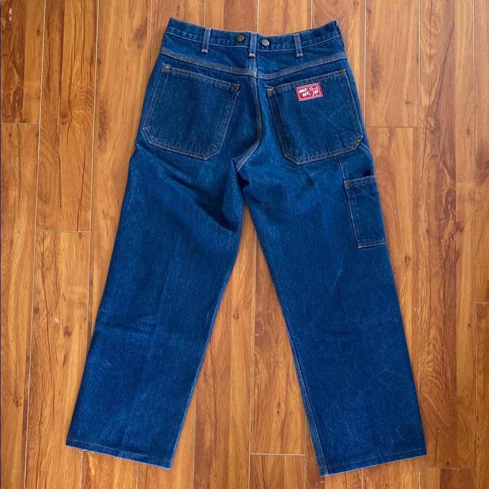 Dark Blue Denim Vintage Wild Ass Carpenter Jeans